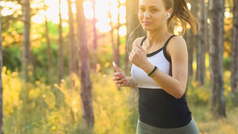 Woman running